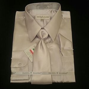 MEN'S DRESS SHIRT SILVER COMBO PACK BY DANIEL ELLI